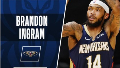  鹈鹕英格拉姆生涯首次获得周最佳  